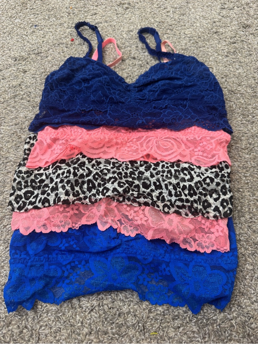 VS Pink Lace Bralette Bundle
